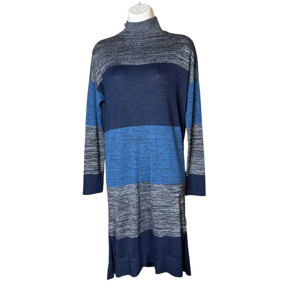 Rag & Bone Striped Bowery Turtleneck Dress M - image 6